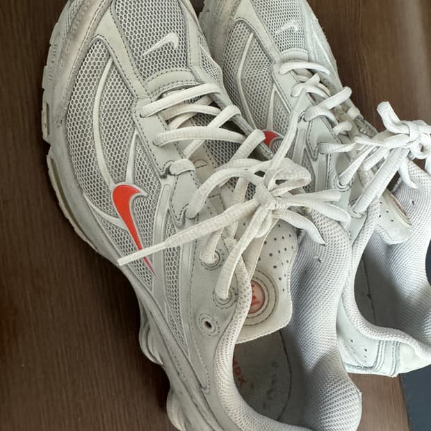 나이키 shox 샥스 화이트 270