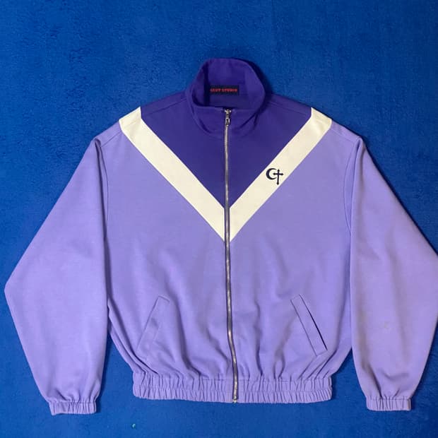 ClutStudio 클럿스튜디오 0 3 CT 로고 자켓 - 바이올렛