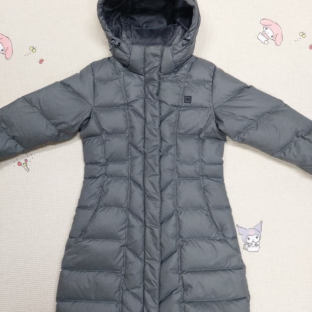 노스페이스 덕다운 여성 롱패딩 M 85