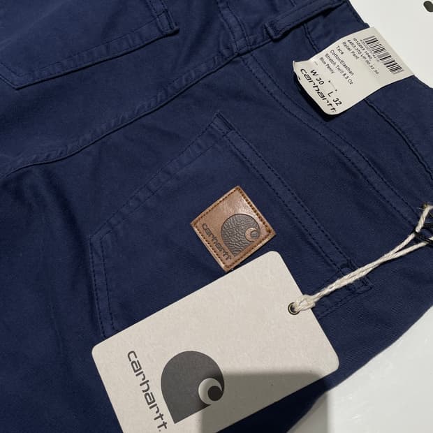 [Carhartt WIP] 칼하트 레벨 팬츠 블루 페니 (30x32)