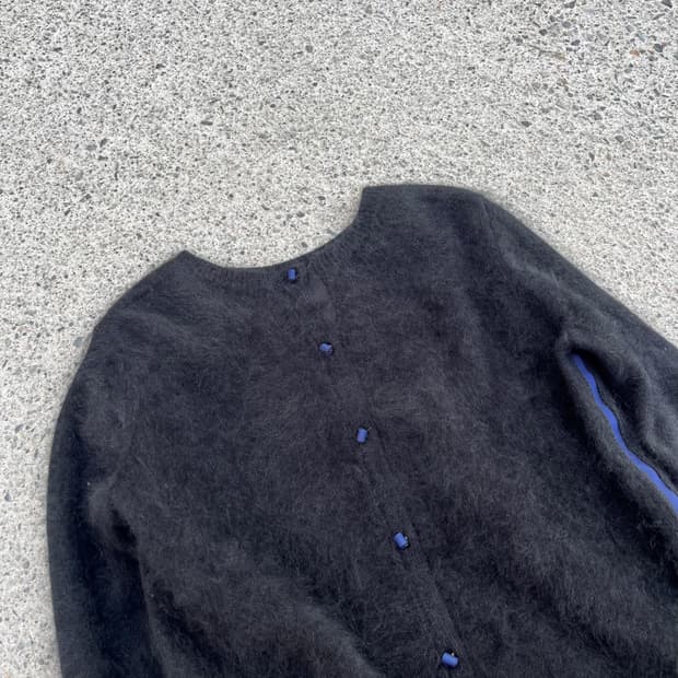 YOSHIO KUBO 앙고라 가디건