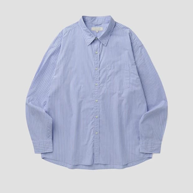 (L) 유니온블루X스토커즈 BRIGHTON STRIPE SHIRT