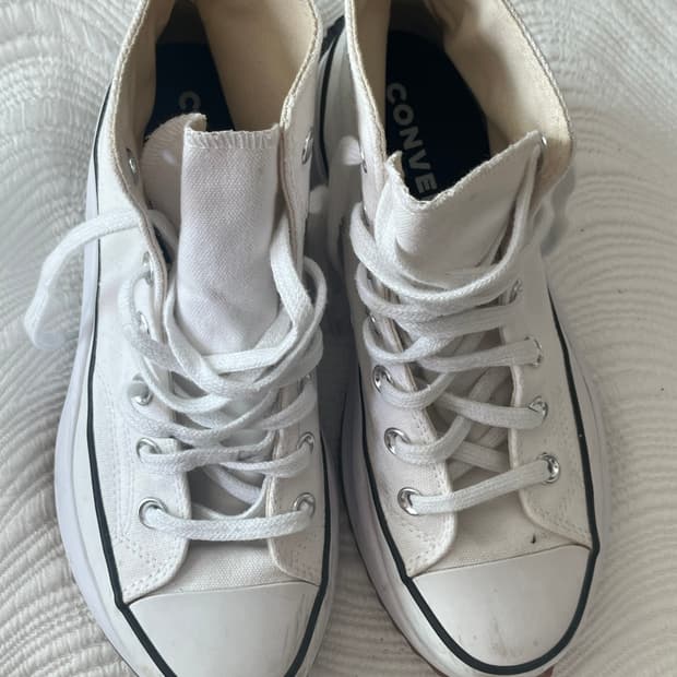 컨버스 런스타 하이크 흰색