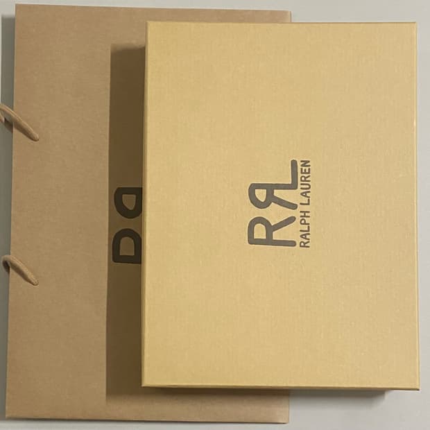 rrl 더블알엘 기프트 박스, 포장 박스 + 쇼핑백 + 파우치