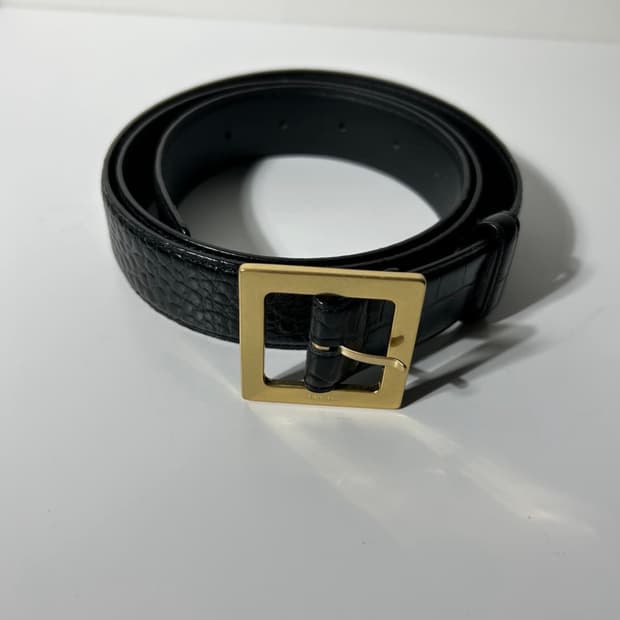 렉토 크로커다일 스퀘어 벨트