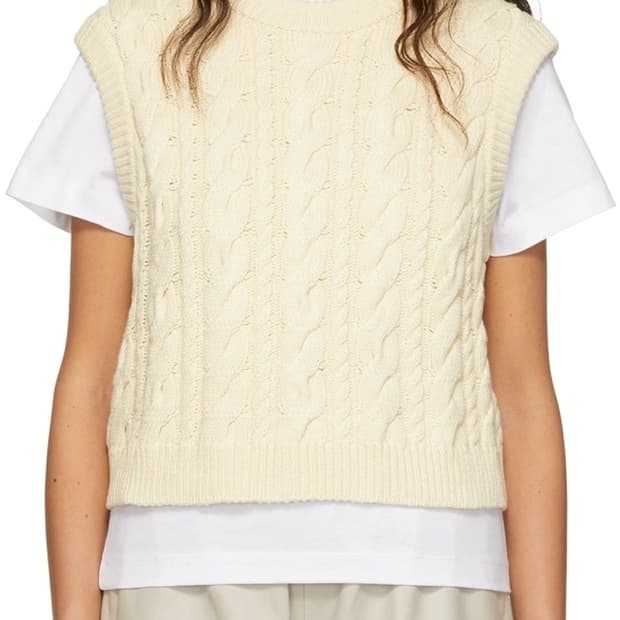 다그마 니트 베스트 