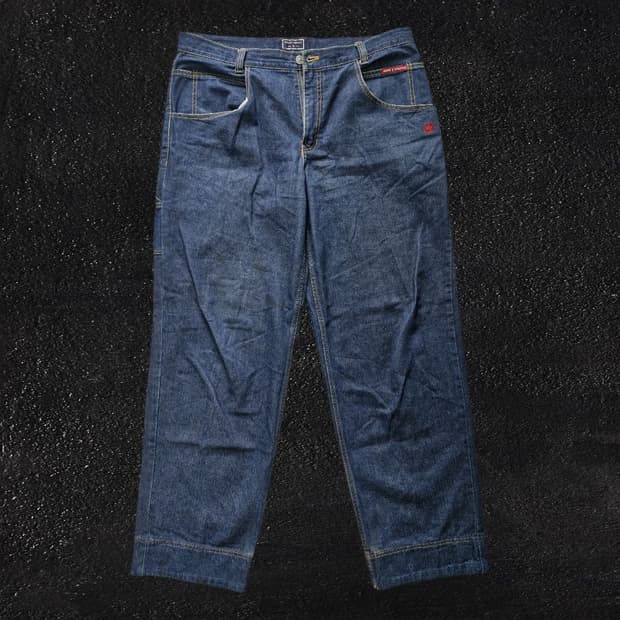 Roots Canada 빈티지 3D 커브 데님 팬츠