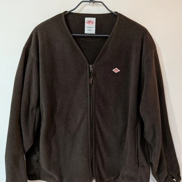 단톤 폴라텍 플리스 V넥 재킷