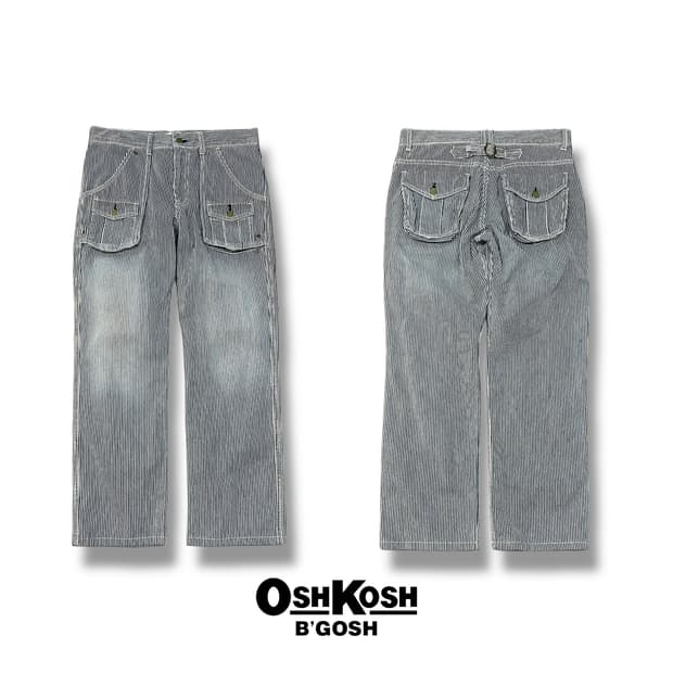  오시코시 스트라이프 워크 팬츠 y14304