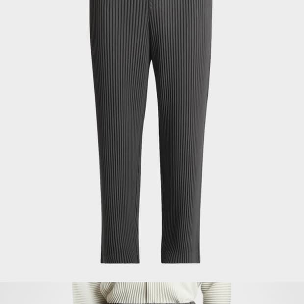 옴므플리세 MC March pants 차콜그레이