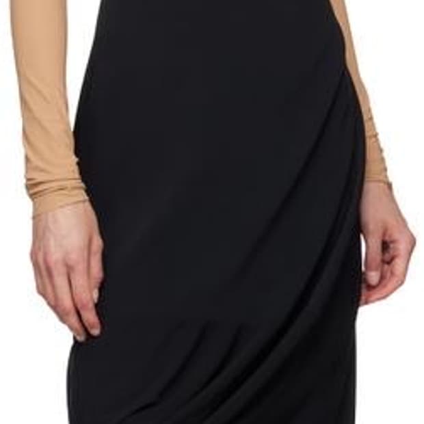 새상품 Mm6 블랙 스커트 38사이즈