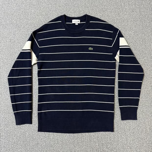 라코스테 스트라이프 니트 M