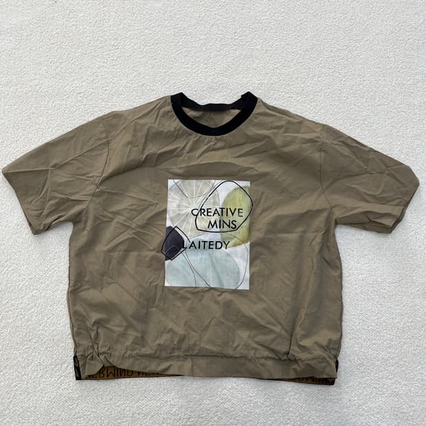 실측확인 빈티지 프린팅 반팔 티셔츠 0310M