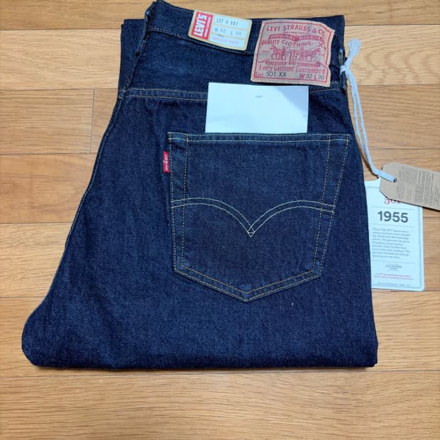 리바이스 LVC 55501 린스드 32x30