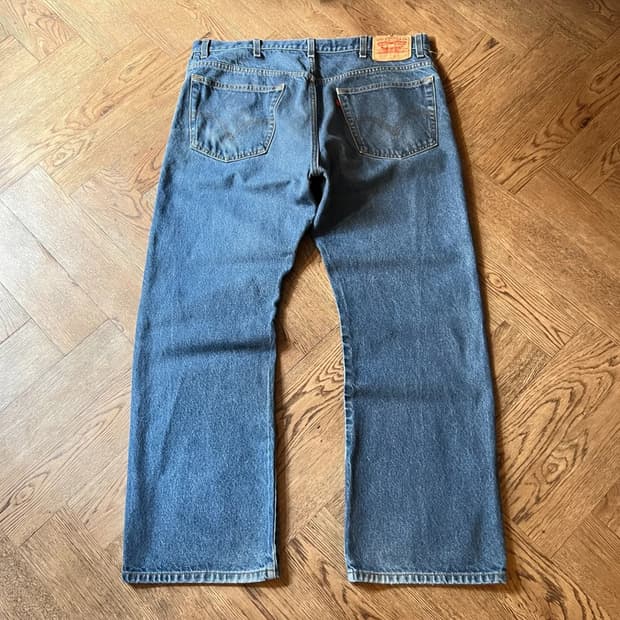 [40]00's 리바이스 517 멕시코제 빈티지 워싱 플레어진 F22