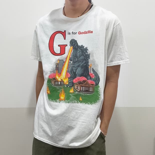 G is for godzilla 고질라 오피셜 티셔츠