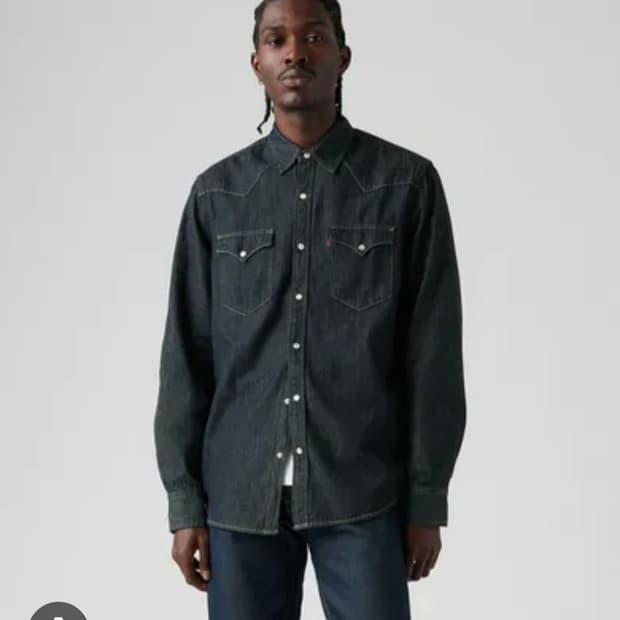 리바이스 클래식 웨스턴 스탠다드 핏 데님셔츠