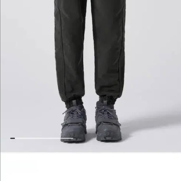 준지 사이드 절개 디테일 조거 팬츠 그레이 48