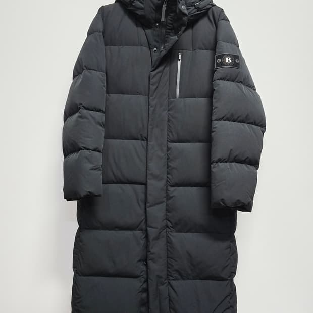 발란스 블랙 롱패딩 점퍼 후드 105