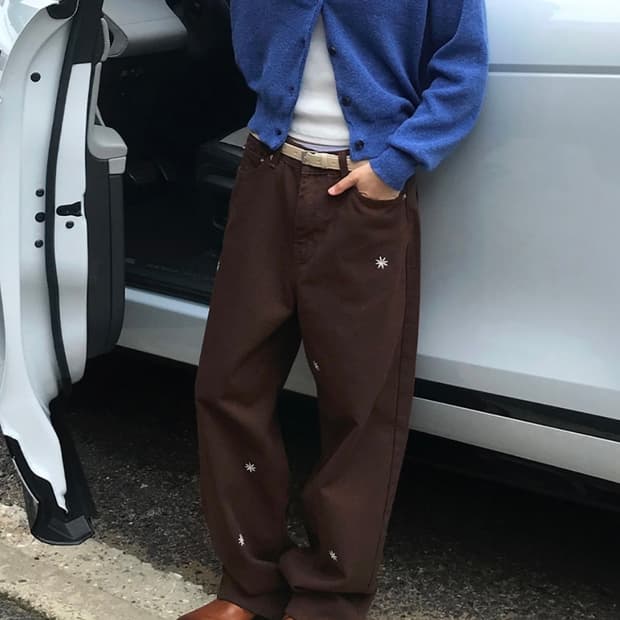 아케 데이지 코튼 팬츠