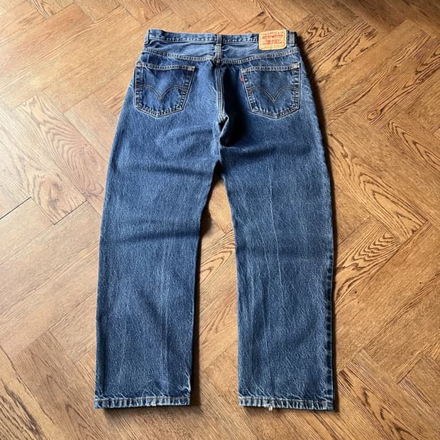 [36]00's 리바이스 USA 505 맥시코제 빈티지 워싱 데님 팬츠
