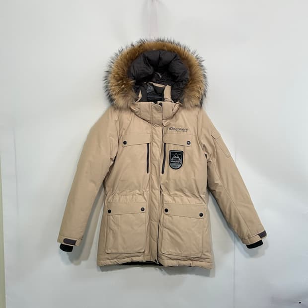 디스커버리 여성 밀포드 구스다운 패딩 95 베이지