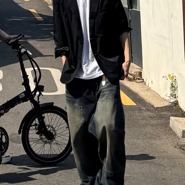 코스(COS) 나일론 코튼 블레이저 54(XL)