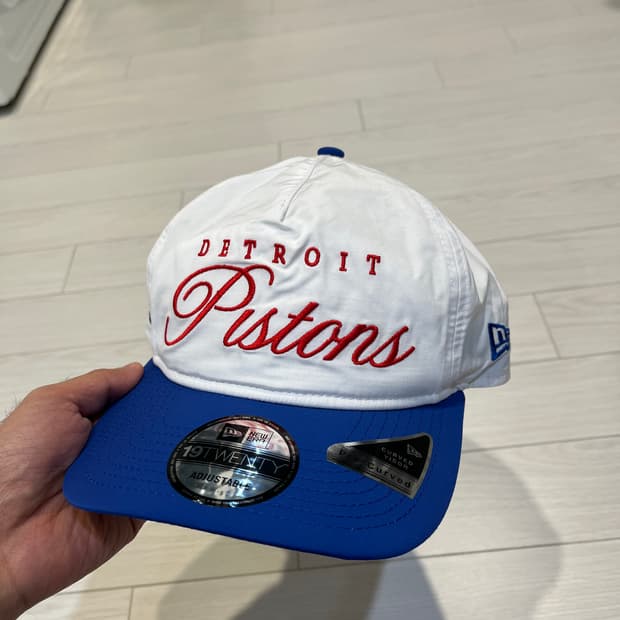 뉴에라 19twenty 5패널 스냅백 디트로이트 nba