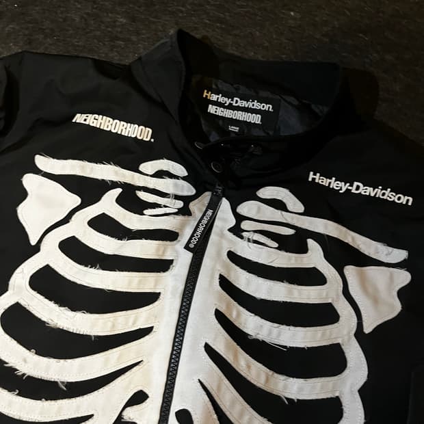 네이버후드 할리데이비슨 자켓 L