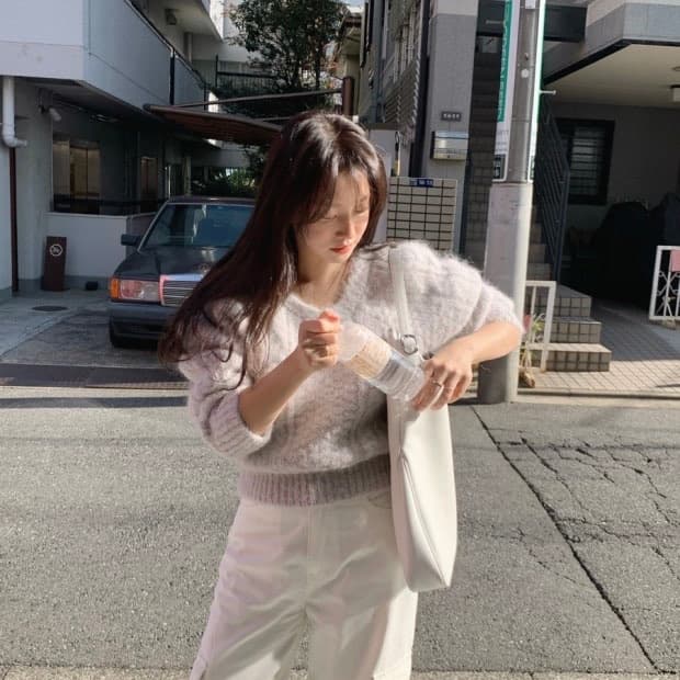 Leeds 리즈 더위시 피넛 케이블 니트