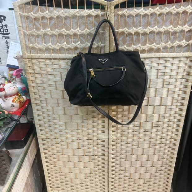 정품 프라다 나일론 2way백 팝니다