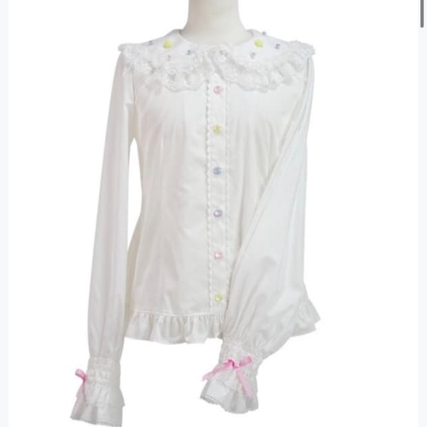 엔젤릭프리티 블라우스 컬러풀 펄 스타 Angelic Pretty