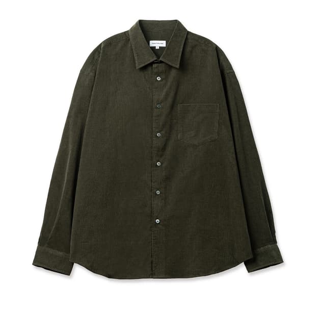 [3회착,3] 스테디에브리웨어 릴렉스드 코듀로이셔츠 다크올리브