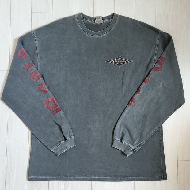 아웃스탠딩 빈티지 워싱 롱슬리브