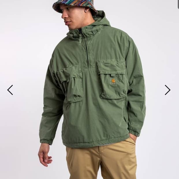 칼하트 범 하프집업 아노락L(국내105)새제품 

