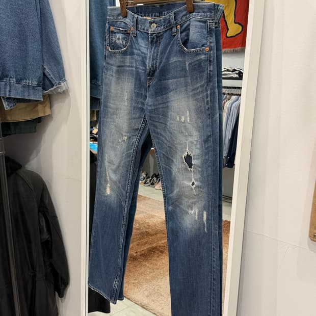 Levis 리바이스 519 빈티지 셀비지 데님 팬츠 (34inch)