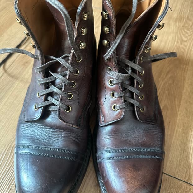 RRL 레더 부츠 8