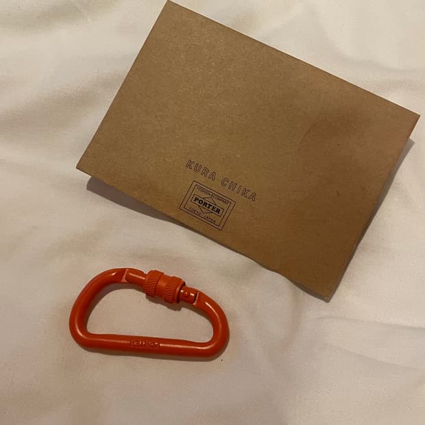 (새상품) 포터 카라비너 오렌지