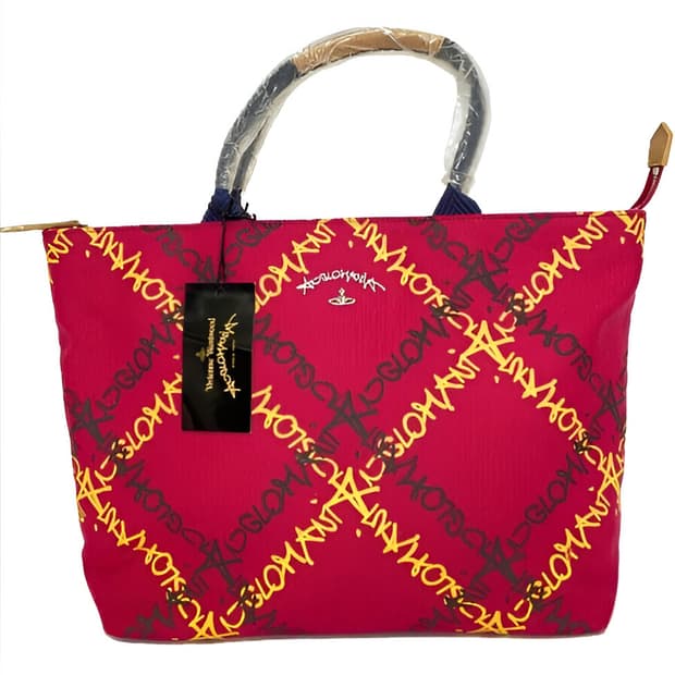 비비안웨스트우드 앵글로매니아 FUXIA 토트백 (새상품)