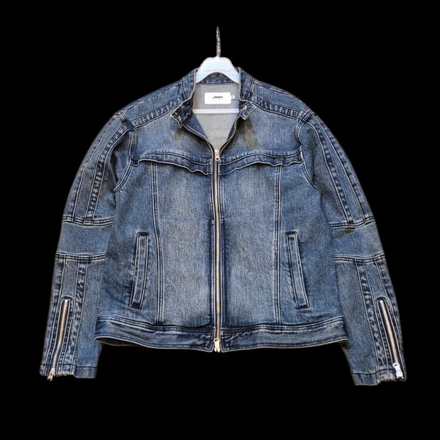 95 차이나카라 데님자켓 