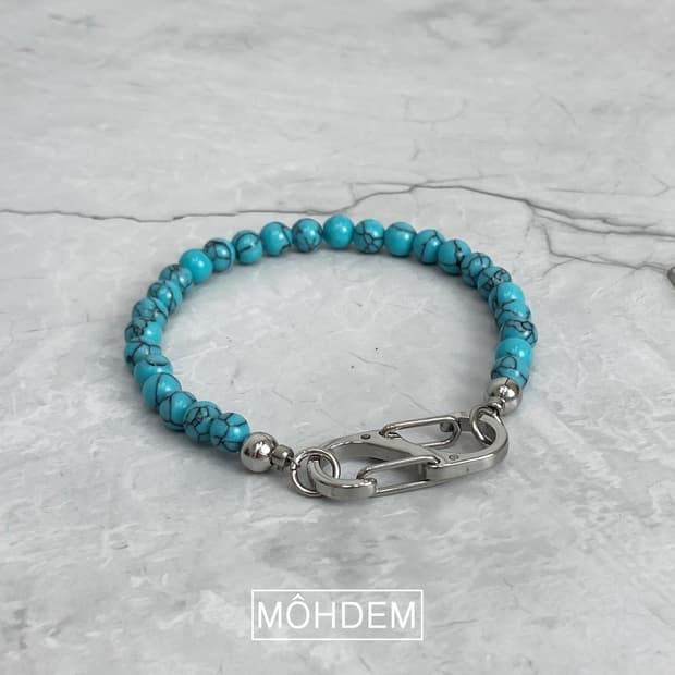[Unisex] 터키원석 비즈 팔찌