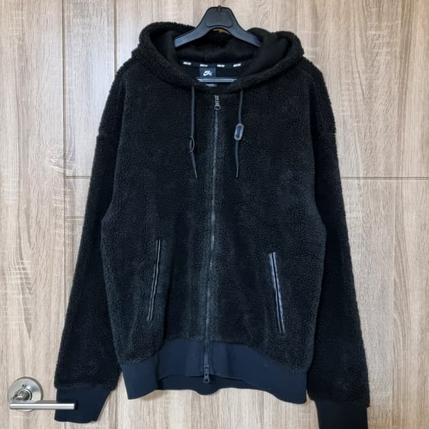 나이키 양털 후드집업