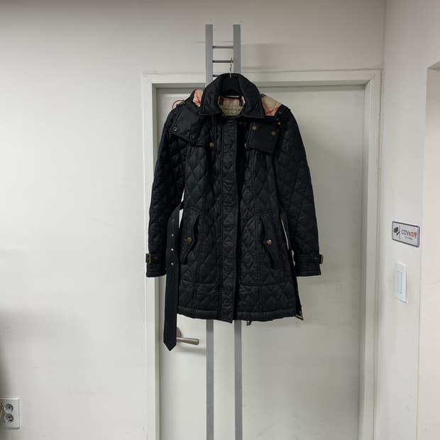 버버리 퀄팅 코트 블랙 XS(W)