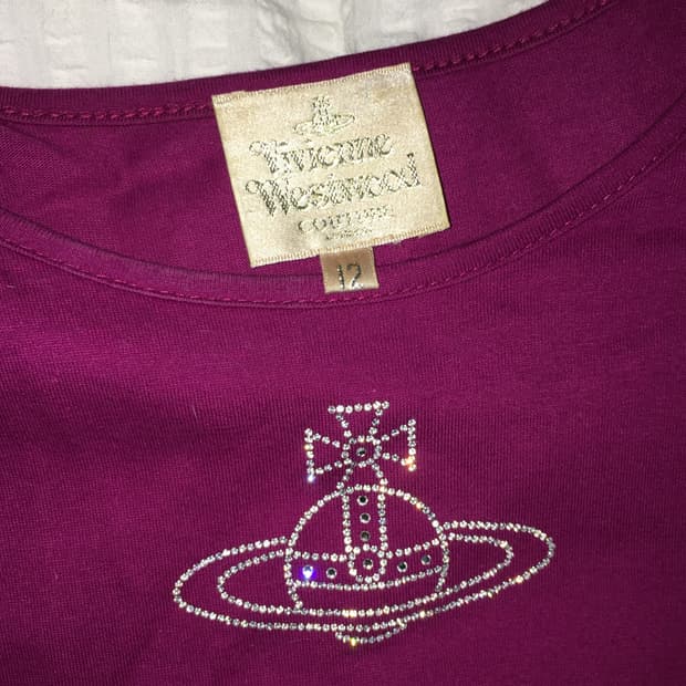 비비안 큐빅 반팔티 Vivienne westwood