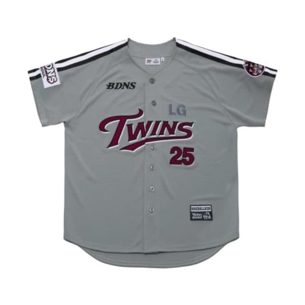 Lg twins 엘지 트윈스 빠더너스 2010 베이스볼 져지 그레이