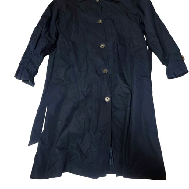 [지오송지오] 클래식 다크 네이비 싱글 트렌치 코트 맥코트 55