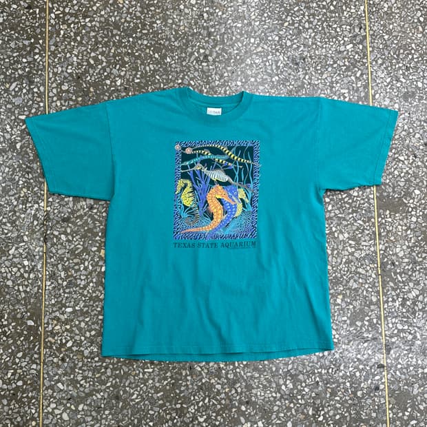 Early 00s 해마 티셔츠 XL