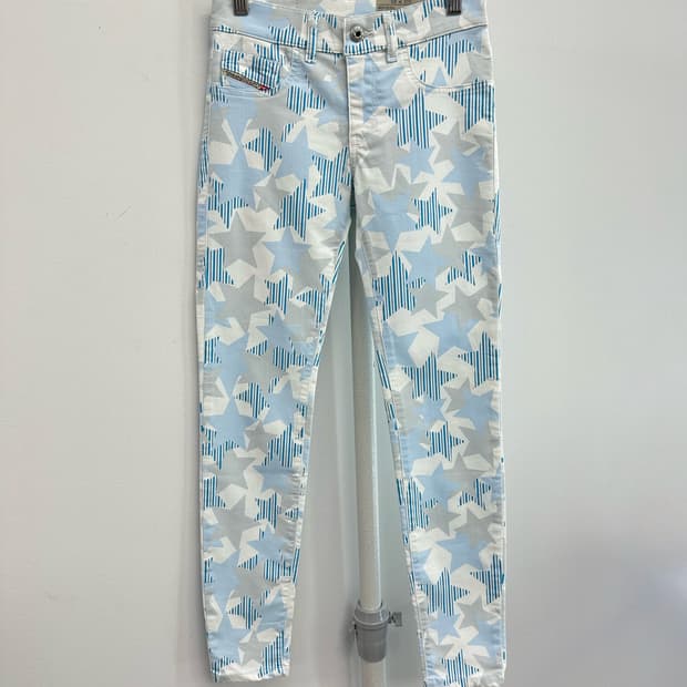 디젤 스타 패턴 디자인 팬츠