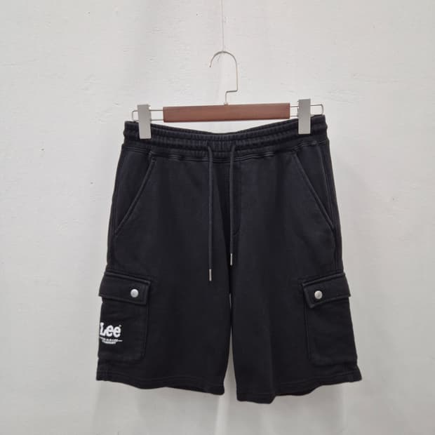 Lee 블랙 카고 반바지 M