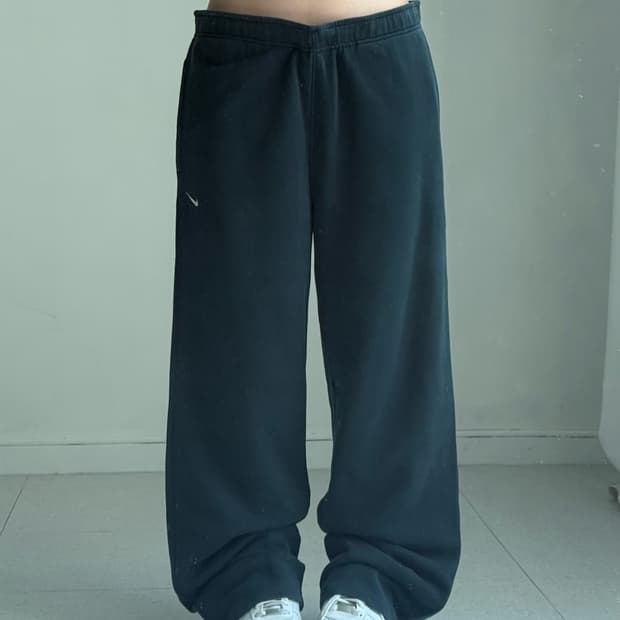 나이키 네이비 블랙 스웻팬츠